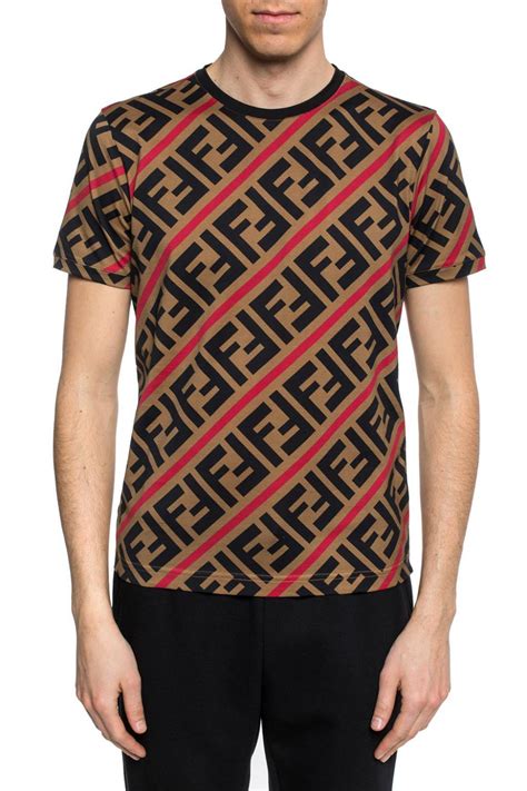 brown & blue striped logo shirt fendi|browns vs bengals.